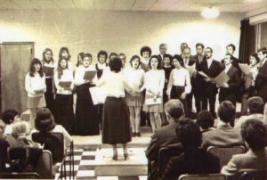 1971, concert Se Canto, direction Anne-Marie Sanssené