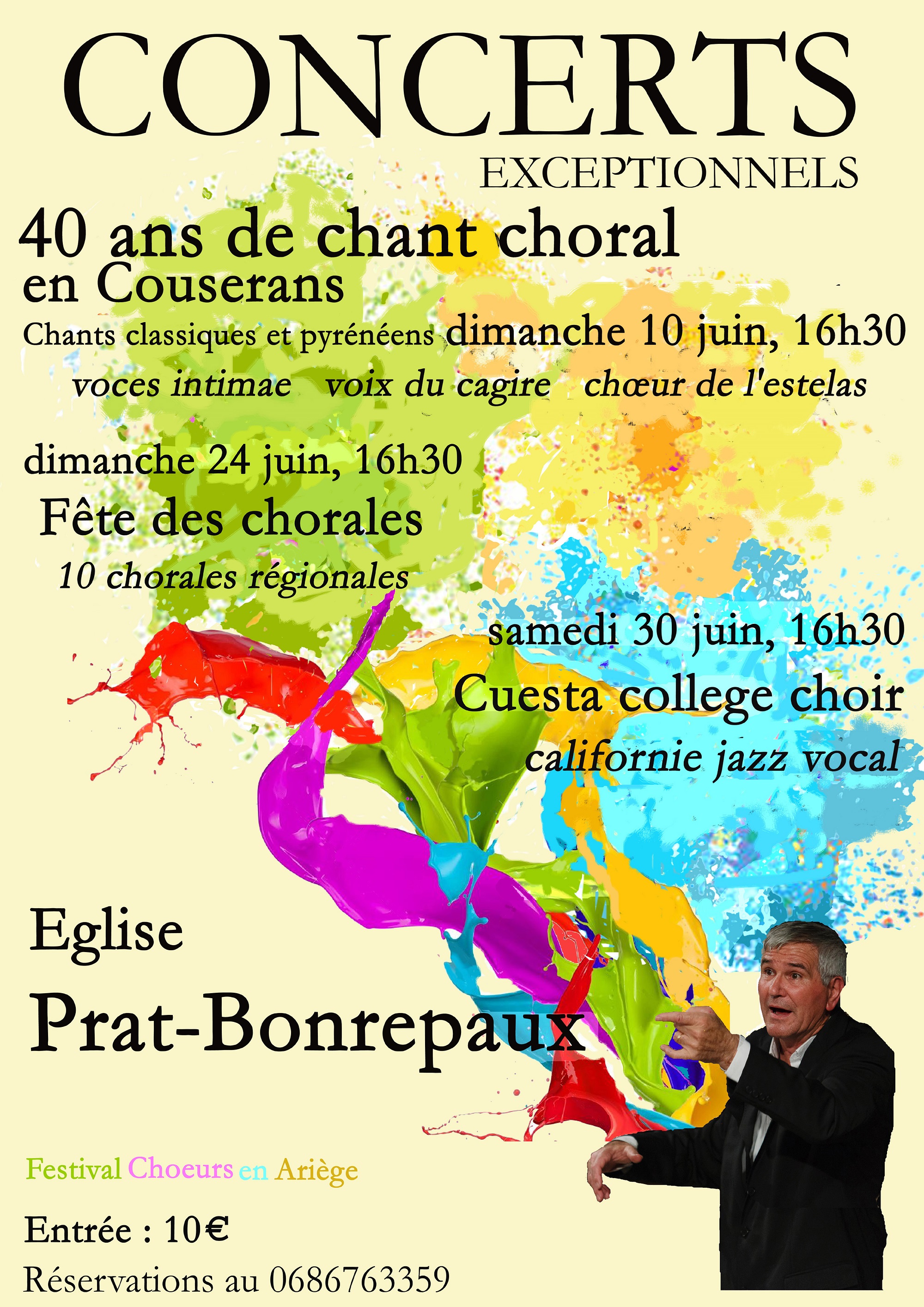 40 ans de chant choral en Couserans, du 10 juin au 10 juillet 2018
