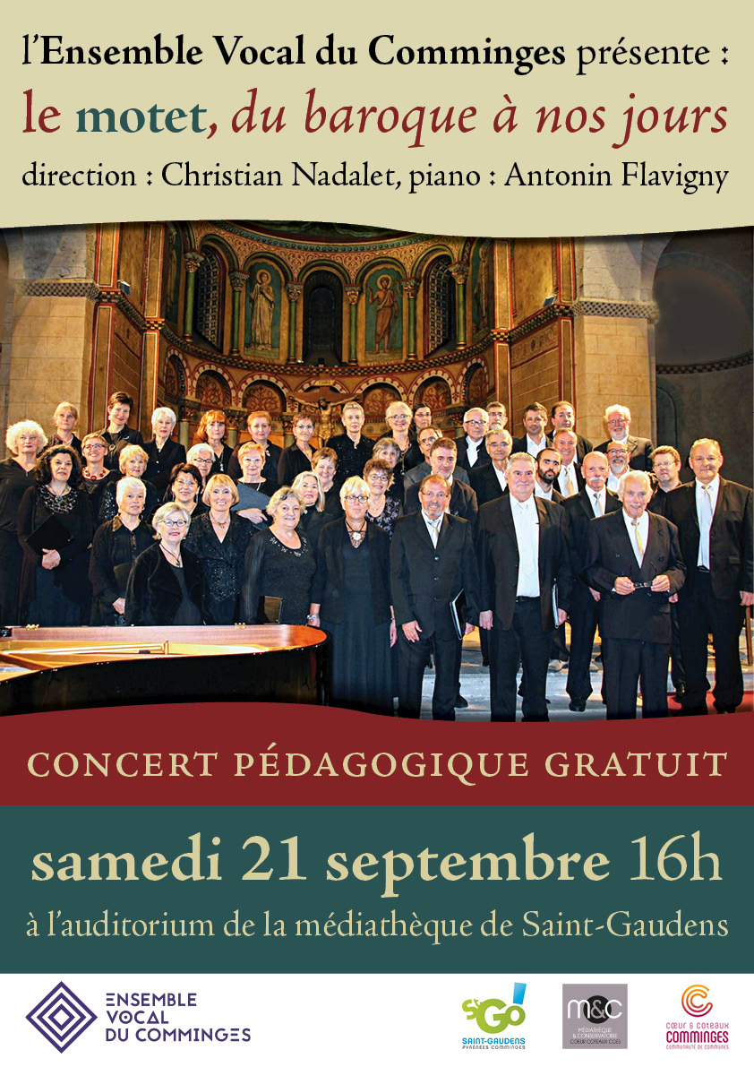 Concert pédagogique à St Gaudens 21 septembre 2019